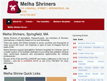 Tablet Screenshot of melhashriners.com